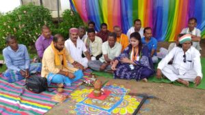 *कसडोल में विकास की गति तेज, संसदीय सचिव शकुन्तला साहू ने किया 3 करोड़ 31 लाख लागत से बनने वाली मुख्यमंत्री ग्राम सड़क योजना का भूमि पूजन* 4 IMG 20230915 WA0552