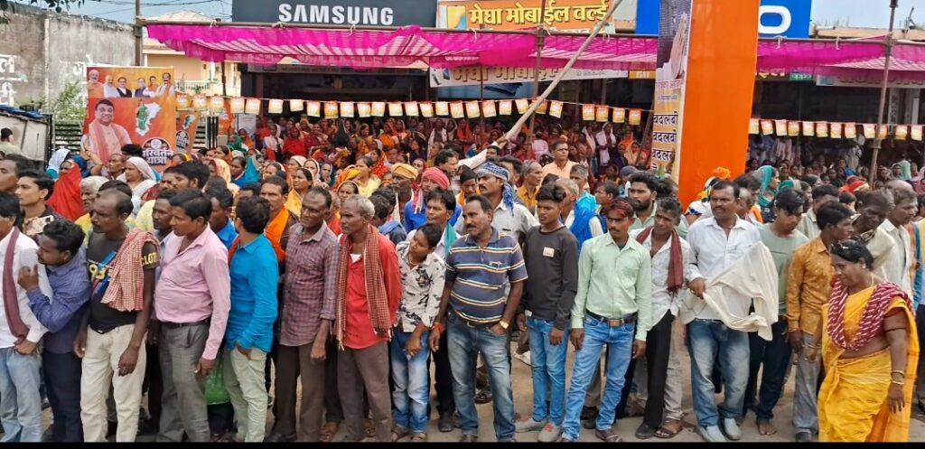 परिवर्तन यात्रा का लवन नगर में भव्य स्वागत एवं किया ।<br> 2 Screenshot 20230925 185537 Photos2