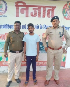 चौकी बेलगहना जिला बिलासपुर एक वर्ष पूर्व भेड़ चोरी करने की प्रयास करने वाले फरार आरोपी को गिरप्तार किया 1 IMG 20231122 171746 jpg