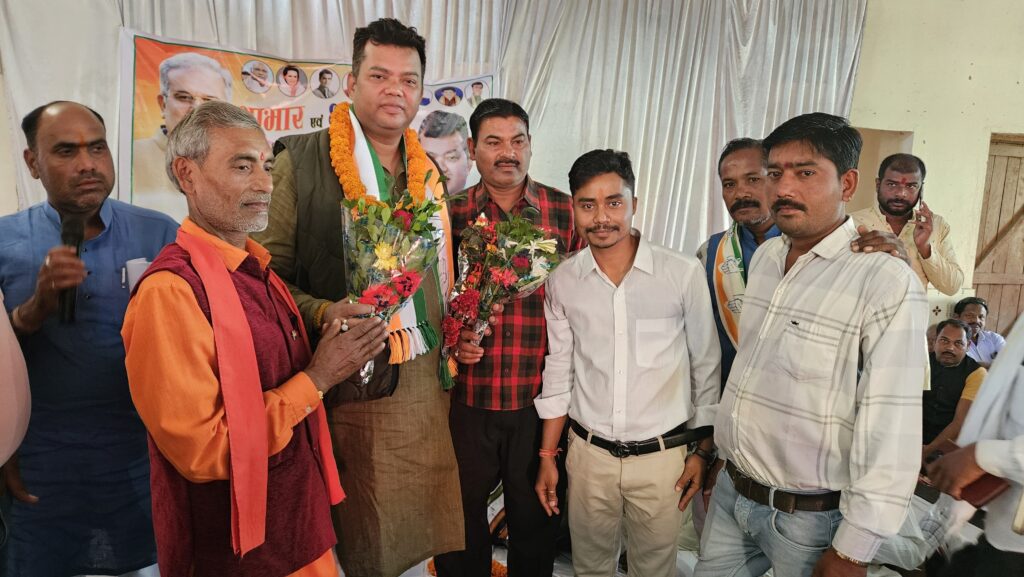 आभार सम्मेलन विधायक संदीप साहू ने लवन क्षेत्र की जनता को सुख-दुख में साथ रहने और चौमुखी विकास करने का वचन दिए 1 Polish 20231216 184857358