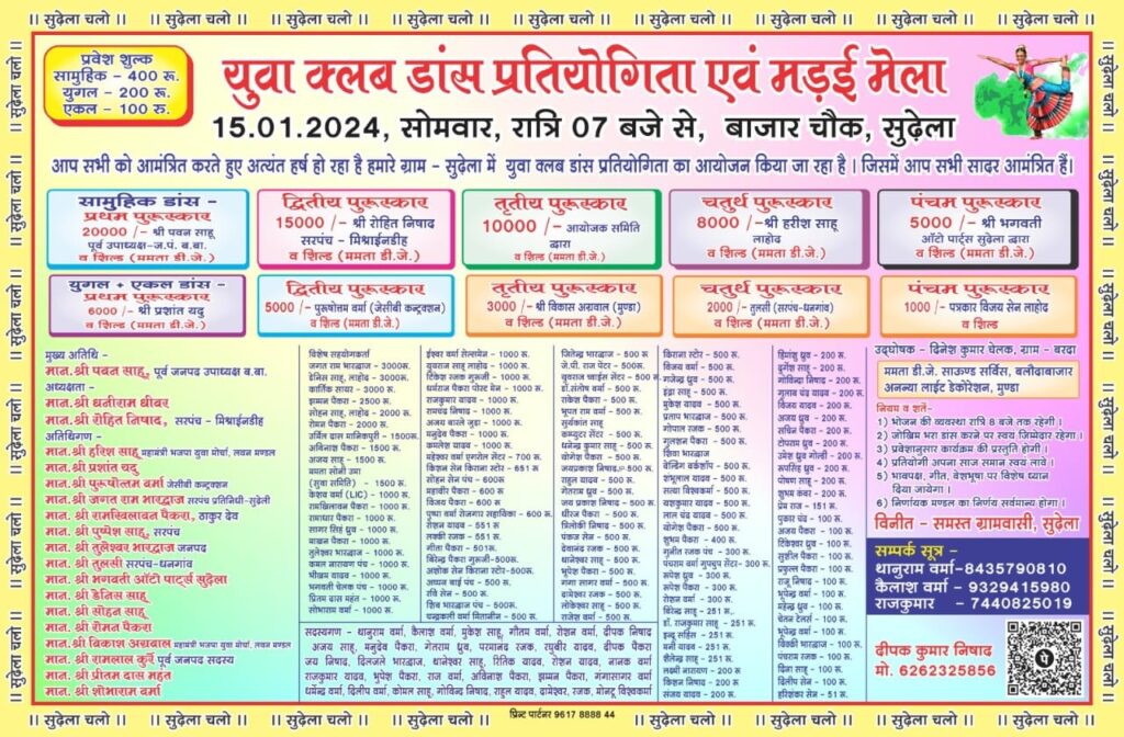 सुढेला मे डांस प्रतियोगिता कल 1 Polish 20240114 153806803