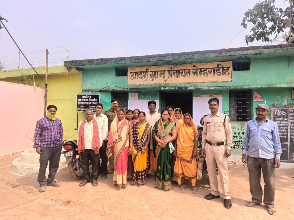 थाना भाटापारा शहर एवं सुहेला पुलिस द्वारा अभियान सृजन के तहत ग्राम सेम्हराडीह, सरकीपार एवं मेहता नगर भाटापारा में चलित थाना लगाकर आयोजित किया गया नशे के विरुद्ध जागरूकता कार्यक्रम<br> 1 IMG 20240227 WA0134 2