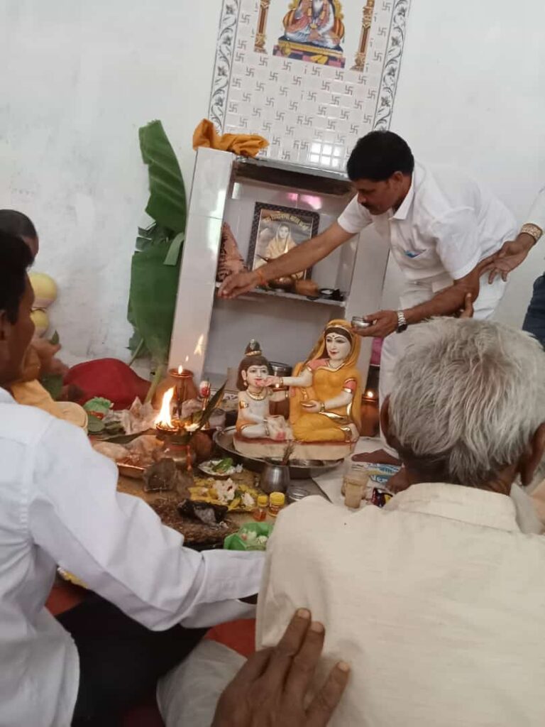 नवनिर्मित संत कर्मा माता मंदिर की प्राण प्रतिष्ठा एवं कर्मा जयंती समारोह 3 IMG 20240409 WA0125