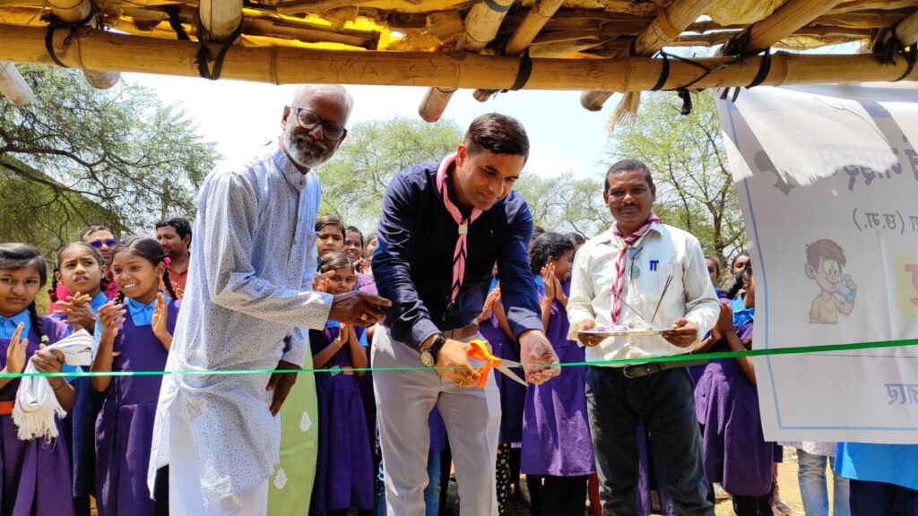 शासकीय पूर्व माध्यमिक विधालय, लाहोद में प्याउघर का शुभारंभ किया गया। 1 IMG 20240416 WA0075 1
