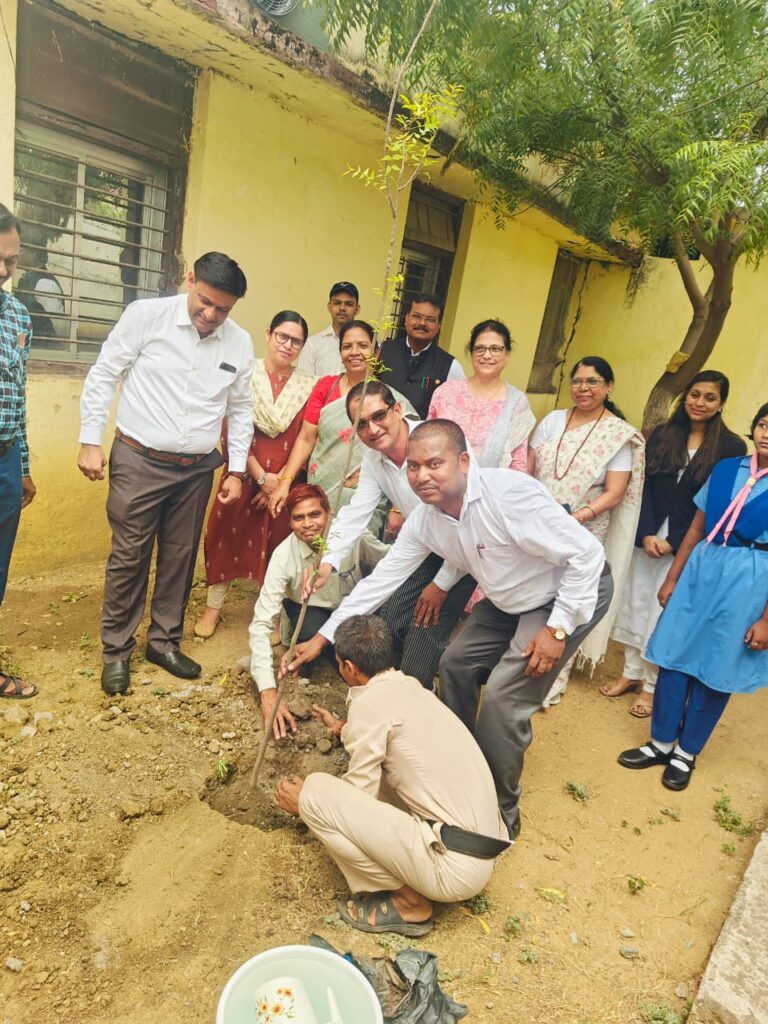 पर्यावरण दिवस पर वृक्ष लगाकर किया गया न्यायालय परिसर का श्रृंगार। 1 IMG 20240607 WA0125