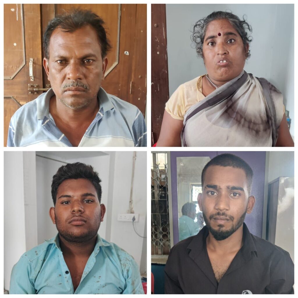 थाना कसडोल पुलिस द्वारा चार लोगों की नृशंस हत्या करने वाले एक अपचारी बालिका सहित 05 आरोपियों को किया गया गिरफ्तार । 2 img 20240913 wa02613466746622372282840